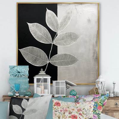 " Leave Silhouette In Silver I "