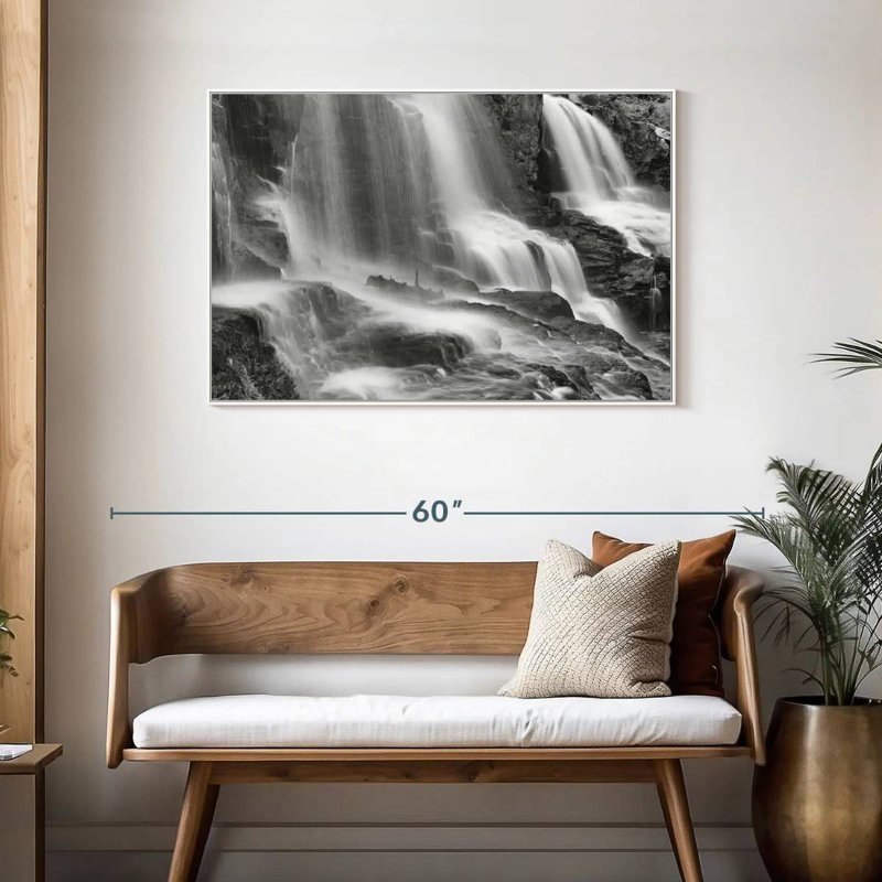Lac Supérieur I, Cadre flottant blanc, 40 po x 27 po