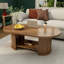 Oval Fluted Coffee Table