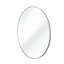 Miroir de salle de bain 39 po rond argenté - verre de 4 mm de hauteur, cadre anticorrosion pour salon 39 po-902584605