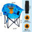 Fauteuil de camping chauffé surdimensionné, 3 réglages de chaleur et massage-1688022120