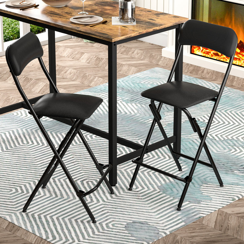 Tabouret de bar 24 po pliable Vinly, 2