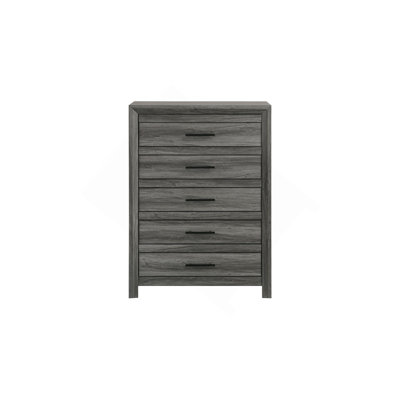 Commode 5 tiroirs de style moderne en bois