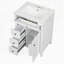Meuble-lavabo 24 po avec lavabo, meuble-lavabo autoportant pour le rangement et l'organisation de la salle de bain-476919697