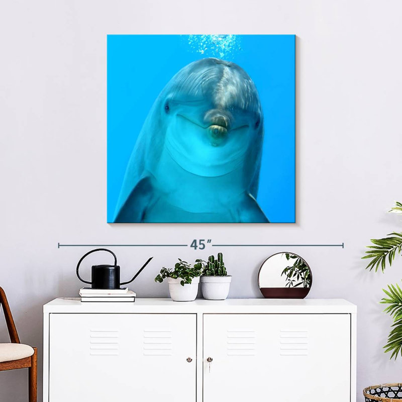 Brampt Dolphin Encounter, 30" H x 30" W