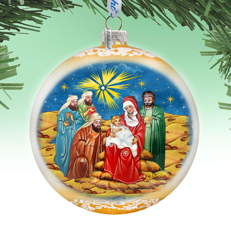5.5'' Glass Ball Ornament