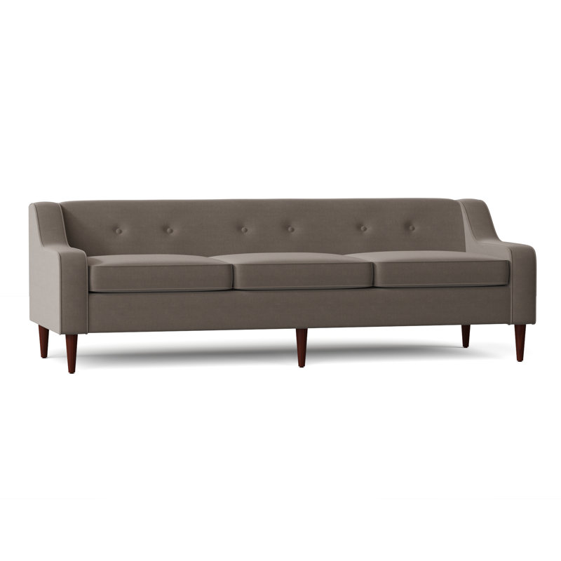 Flomaton Upholstered 88'' Sofa, Akiko Cobblestone