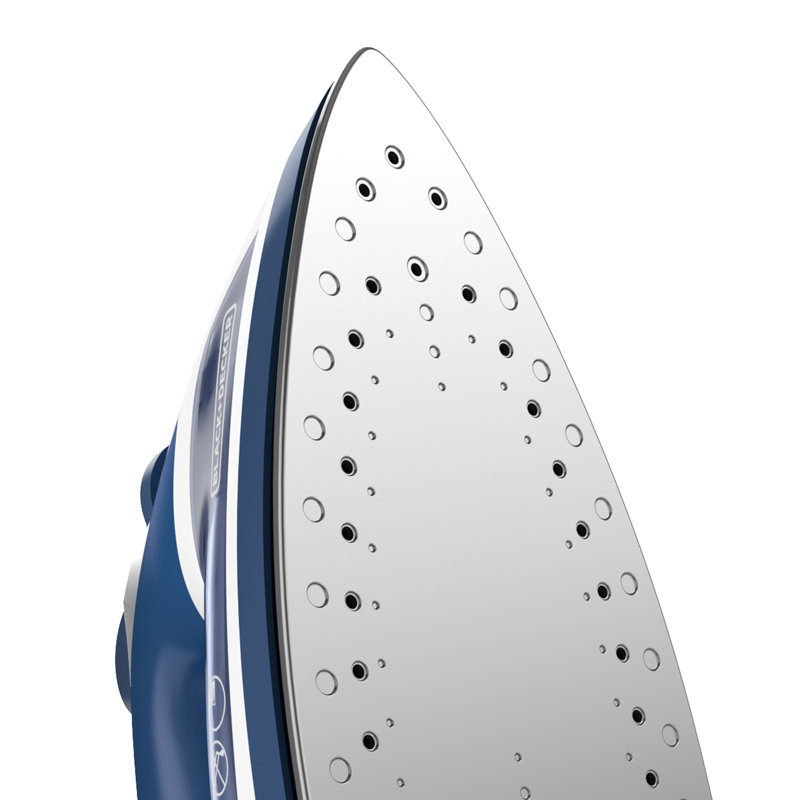 BLACK+DECKER Xpress Steam™ Cord Reel Iron with Nonstick Soleplate, Blue, ICR16X