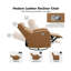 Chaise berçante pivotante en similicuir 30,3 po Siru-1790067808
