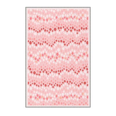 Elegant 3D Printed Area Rug, 4.6 x 7.2 ft | 1% Polyester, .31 in Pile Height, Antibacterial | Non-Slip PVC Felt Dot Underside, Machine Washable, Perfect for Living Room or Bedroom, Durable & Stylish Design