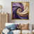 Impression dorée sur toile encadrée sélectionné