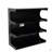 Multifunctional 4-Tier Black Book Shelf & Coffee Table