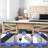 Farmhouse Rustic Platform Bed-2006095959-2006095956