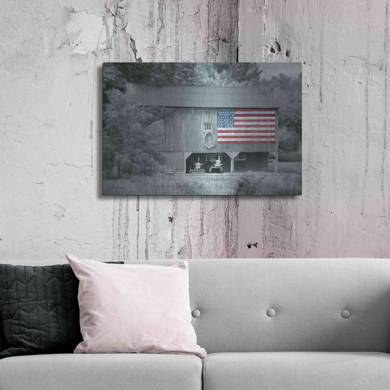 «Patriotic Farm I» par Lori Deiter, H 24 po x l 36 po