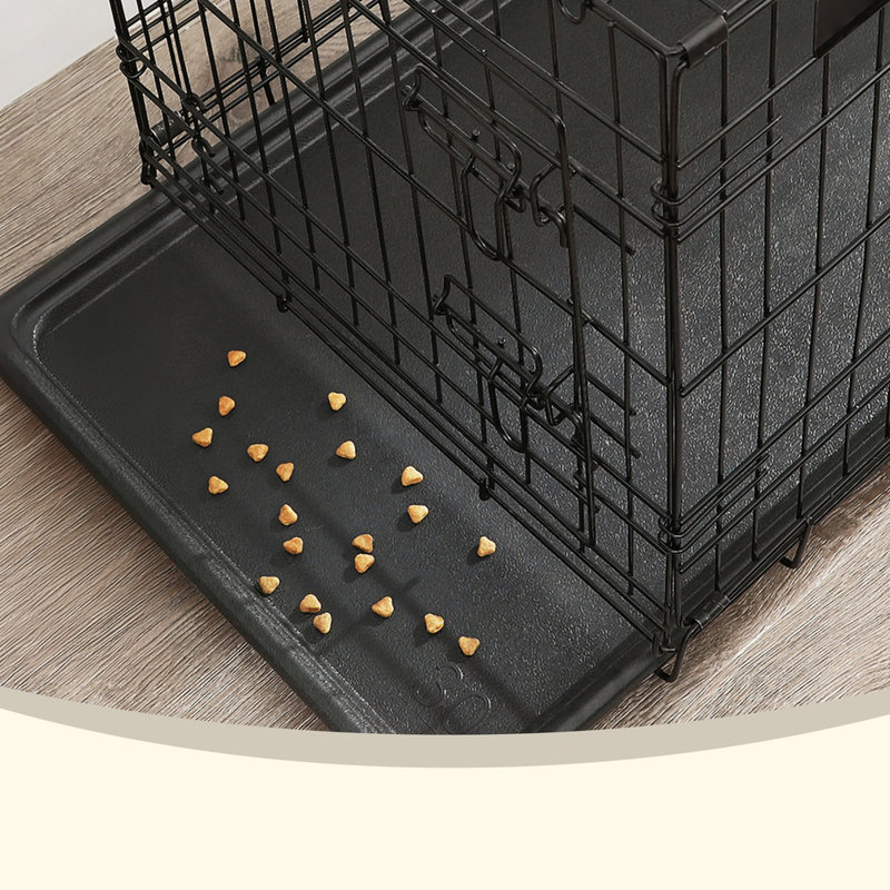 Caisse pour chien robuste avec plateau amovible, H 48,3 po x l 29,33 po x P 31,69 po