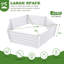 Jardinière surélevée galvanisée Hexagon 70x60x18-668928838