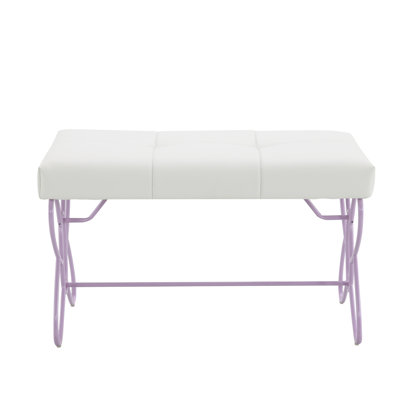 Light Synthetic Leather Finish Bench
