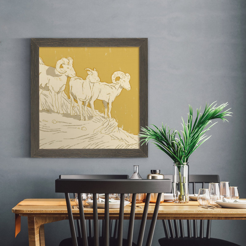 Mixed signaux VIII-impression sur toile encadrée, H 27,5 po x l 27,5 po x P 1,5 po, Encadré gris