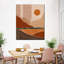Boho Sunset Landscape VII - reproduction d'art sur toile tendue-2099974327