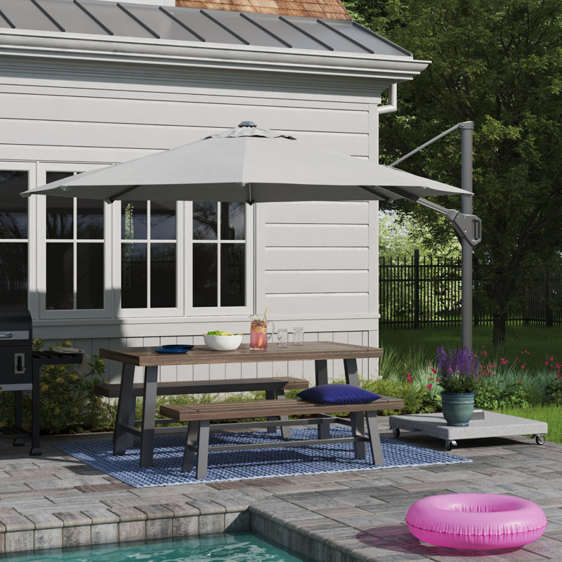 Aarne 300cm Cantilever Parasol, Champagne