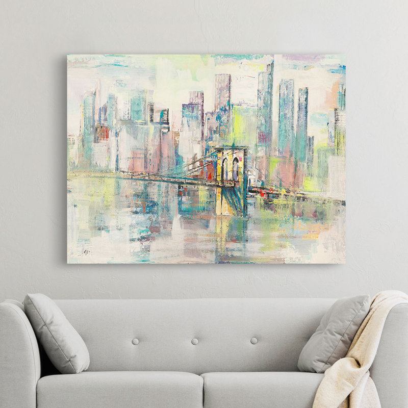 Morning In Manhattan by Luigi Florio - Wrapped Canvas Art Prints, 60cm H x 80cm W x 4cm D