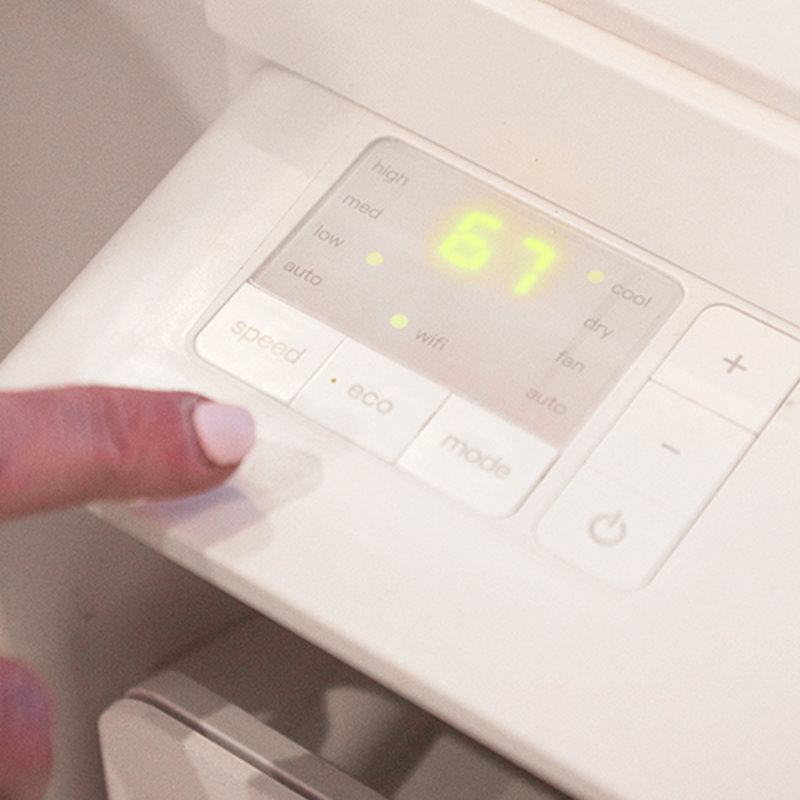 White Medium Wi-Fi Connected Window Air Conditioner with Remote