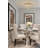 Montu 6 - Light 17'' Flush Mount Lighting with Crystal Accents
