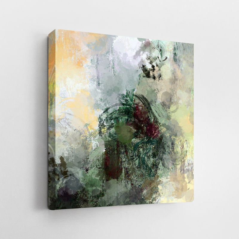 Mind''s Eye II - peinture sur toile tendue, H 12 po x l 12 po