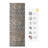Custom Size Antibacterial Anti-Slip Soft Touch Vintage Floral Distressed Kenley Design Runner Rug by Feet-2132454521