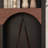 Farmhouse Arched Wooden Mall Tree, Walnut 5-hook Entryway Bench, 4-in-1 -123028155