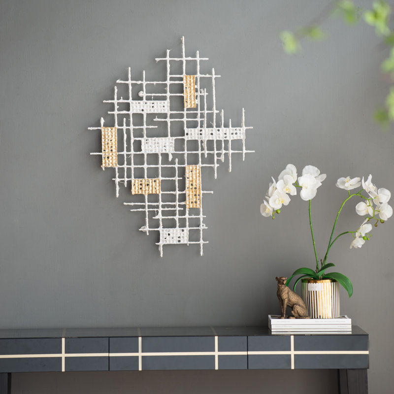31.7X1.6X23.6" Wall Decor