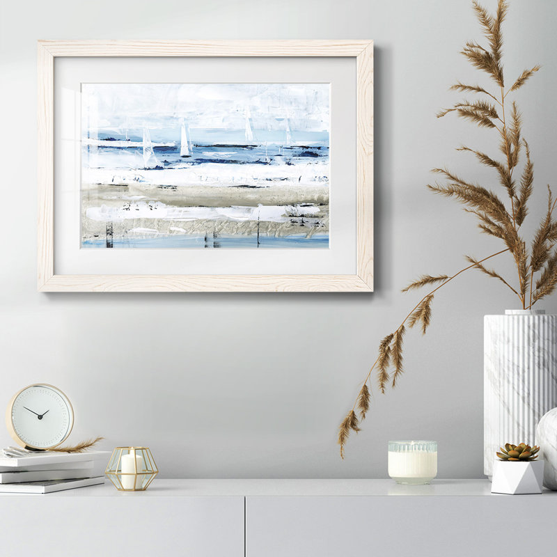 Regard de mer I, Blanc, H 14 po x l 20 po x P 1,5 po