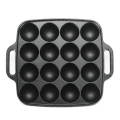  Lodge Cast Iron Mini Cake Pan. Pre-seasoned Cast Iron Cake Pan  for Baking Biscuits, Desserts, and Cupcakes.: Baking Sheets: Home & Kitchen