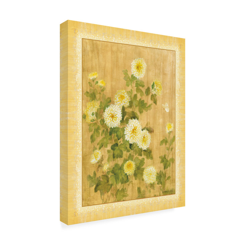 «Danhui Nai Chinese Chrysanthemums II», art sur toile, H 19 po x l 14 po