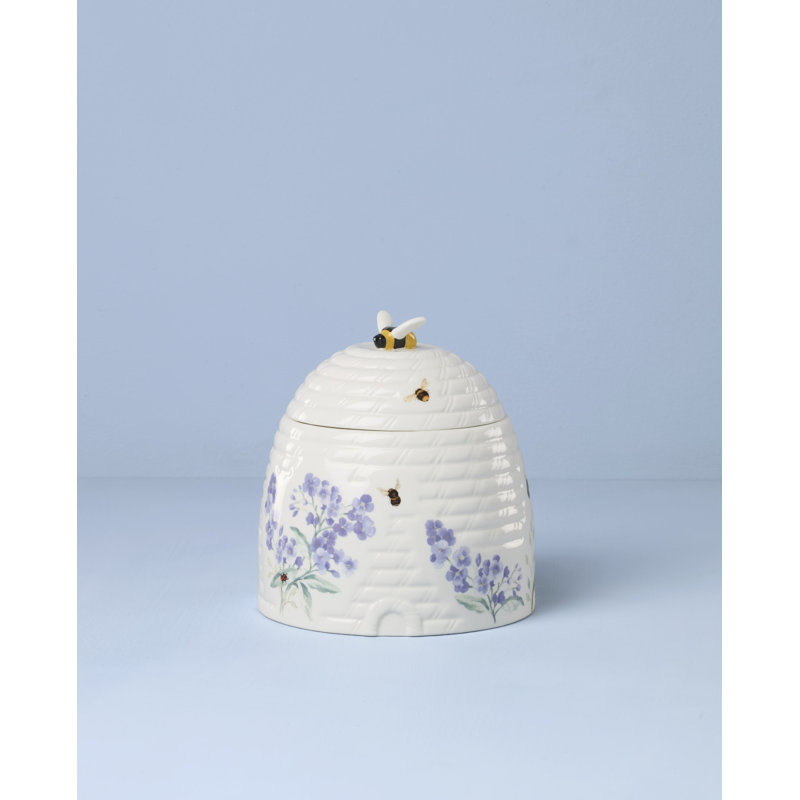 Lenox Butterfly Mdw Beehive Candy Jar