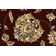 Tapis de zone rouge/ivoire Attell