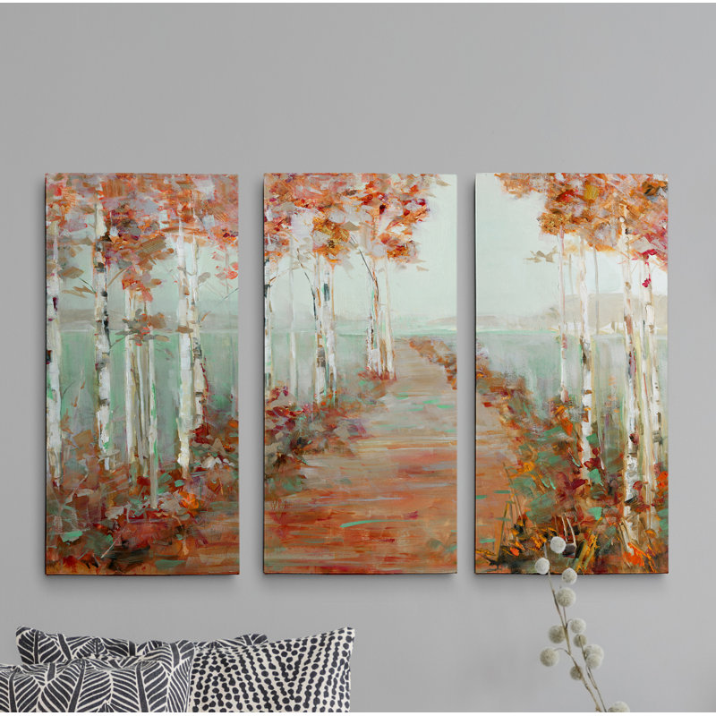 « causeway », reproduction d’image multi-pièces de qualité supérieure sur toile, H 40 po x l 60 po x P 1,5 po