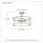 Tristin Semi Flush Mount-526595271