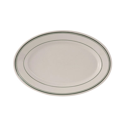 Tuxton Green Bay Ceramic Platter