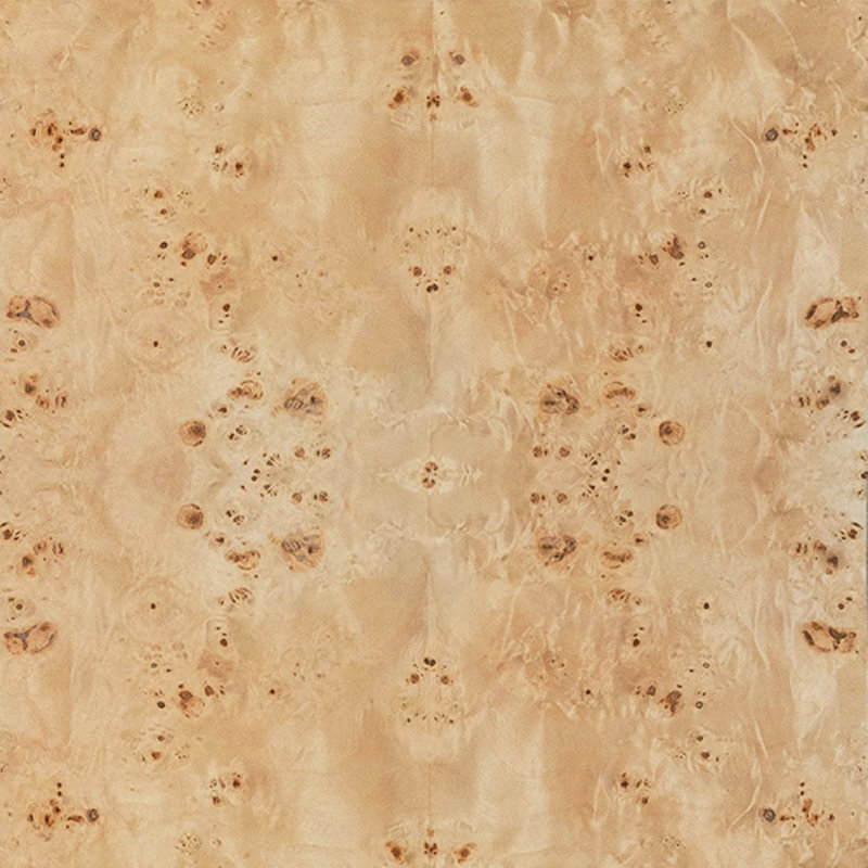 Square Two Drawer Pagoda Style Game Table In Burl Wood