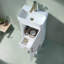 Ensemble de meuble-lavabo simple blanc 18 po
