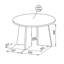 Aurena AU7 Round Coffee Table 75cm-1119874864