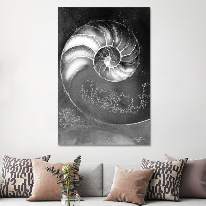 Nautilus Shell IIIB by Kathy Morton Stanion - Wrapped Canvas Print, 152.5 cm H x 101.5 cm W