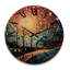 Horloge murale en bois massif Mareld-128701851
