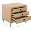Table de chevet 3 tiroirs Dehaan Hubbard-1583305704