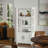 Martha Stewart Hutton 4 Tier Shaker Style Bookcase with Cabinet-90764719