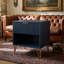 Table de chevet bleu nuit-613275297