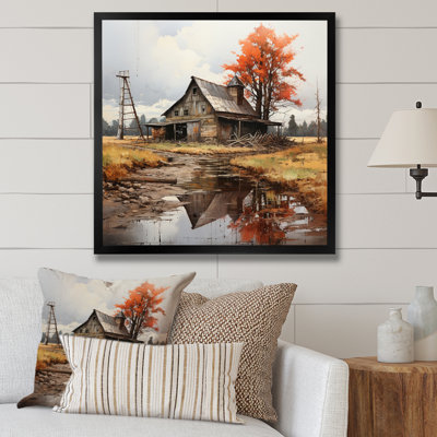 Art mural sur toile Barns
