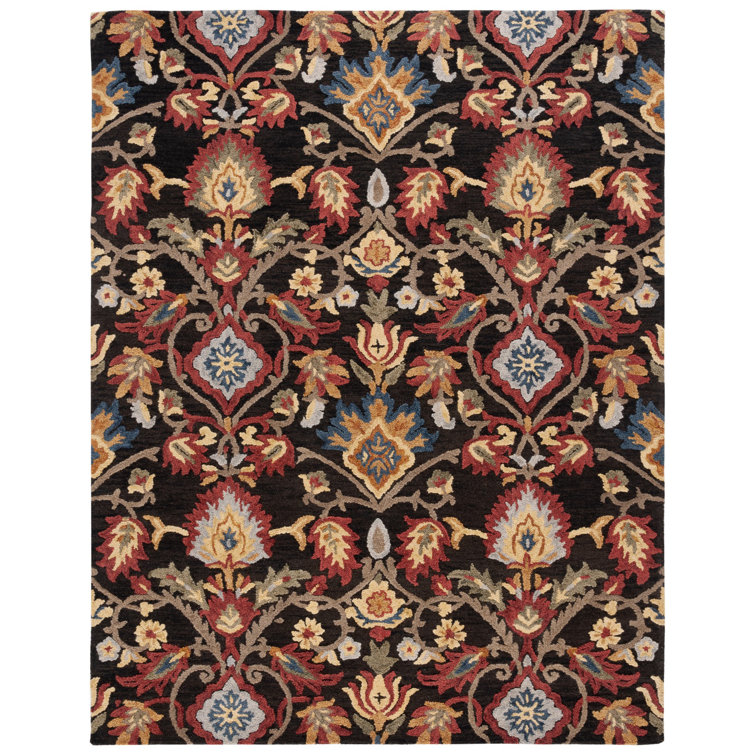 Hemsley Hand Tufted Wool Floral Rug