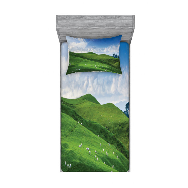 Microfiber Sheet Set, Twin XL Sheet Set with Fitted Sheet